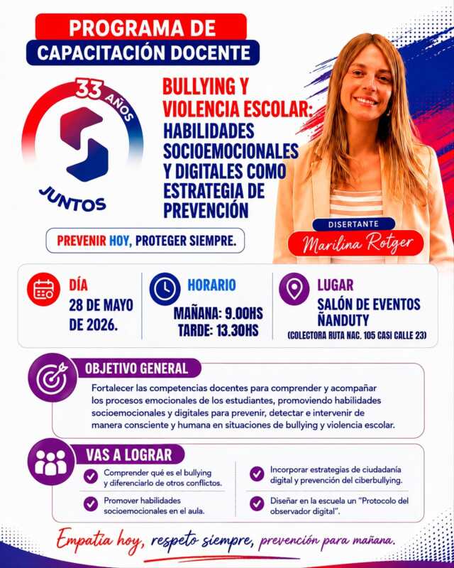 Educación y prevención: docentes se capacitarán sobre bullying y ciudadanía digital 3 spepm - 2