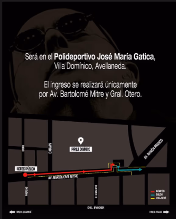 El adiós al “Indio” Solari: se definió el velatorio en Avellaneda 3 Indio