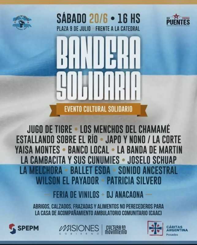 Música y compromiso social: llega Bandera Solidaria a la Plaza 9 de Julio 5 725006782 3514636615366571 8756577806038592502 n - 4