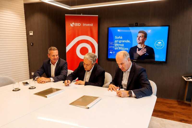 Banco Macro recibe una línea de financiamiento del BID Invest por US$200 millones para fortalecer el crédito productivo a PyMEs Banco Macro recibió una línea de US$200 millones de BID Invest para ampliar el crédito productivo a PyMEs en Argentina.