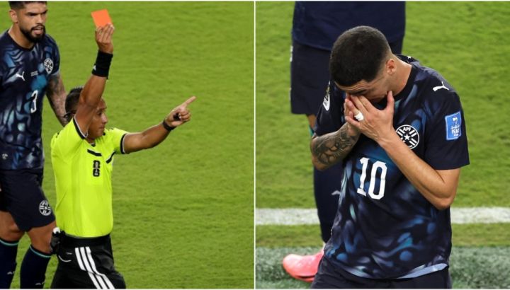 La insólita razón por la cual Almirón vio la roja en Paraguay–Turquía Almirón Paraguay
