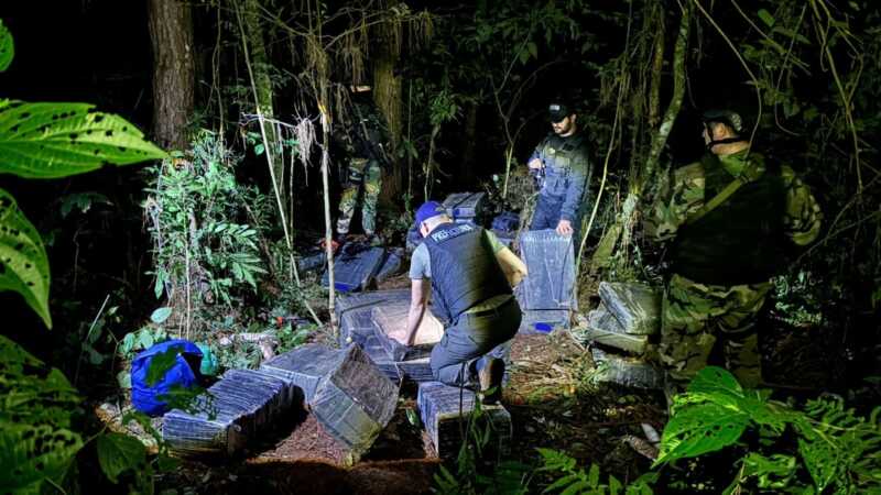 Golpe al narcotráfico: secuestraron más de 600 kilos de marihuana en Puerto Iguazú Prefectura incautó Marihuana en Iguazú