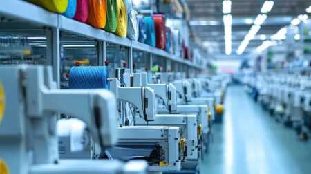 caída en la industria textil