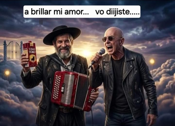 Entre el chamamé y el rock: la imagen creada con IA que unió a Moni Encina y al Indio Solari y emocionó a Misiones Moni Encina y el Indio Solari