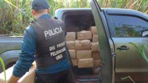 policía secuestró marihuana en Eldorado