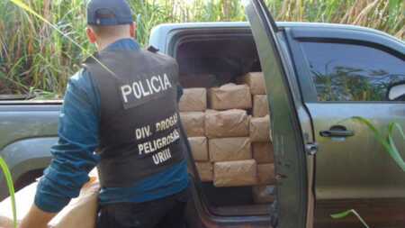 policía secuestró marihuana en Eldorado