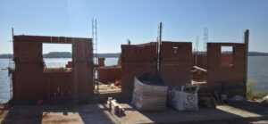 Ecología suspendió una obra irregular sobre la costa del Paraná y secuestró materiales en Candelaria ecología paraliza obra
