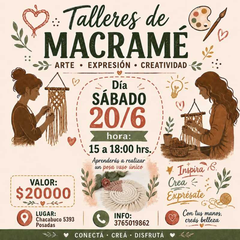 Misiones vive un fin de semana a pura cultura con espectáculos, talleres y festivales 20 WhatsApp Image 2026 06 19 at 11.42.25 1 - 19