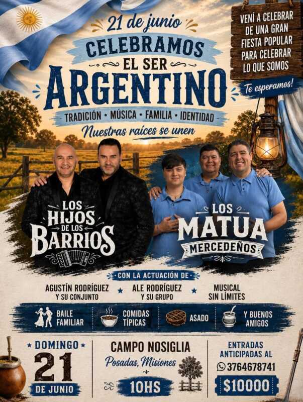 Misiones vive un fin de semana a pura cultura con espectáculos, talleres y festivales 26 WhatsApp Image 2026 06 19 at 11.51.48 - 25