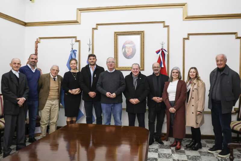 Passalacqua recibió a representantes de Israel
