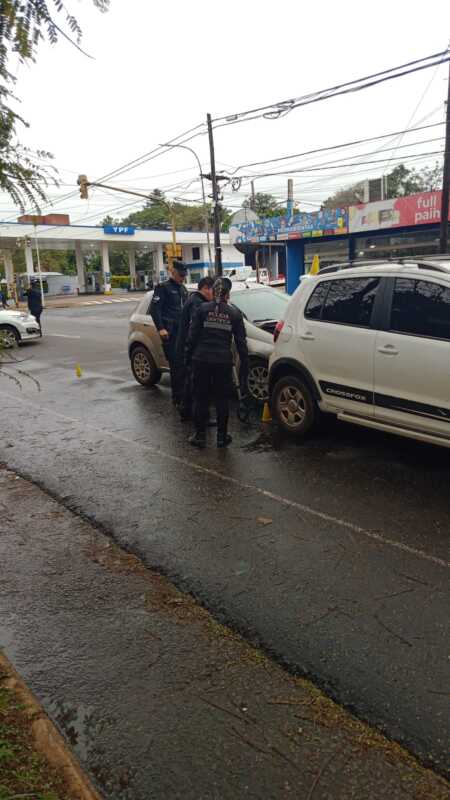 Tres personas resultaron heridas tras un choque múltiple en Posadas