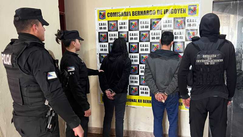 Persecución y captura en Bernardo de Irigoyen: detuvieron a dos sospechosos de robar un almacén Persecución y captura en Bernardo de Irigoyen