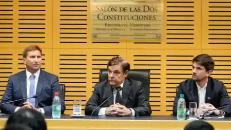 La Justicia reconoció a Encuentro Misionero como partido y rechazó impugnaciones de la UCR y Avance Libertario carlos rovira sebastian macias y lucas romero spinelli 1 - 5