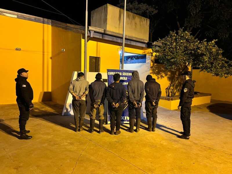 Detuvieron a cinco cazadores furtivos armados en un predio forestal de San Pedro: secuestraron seis escopetas y municiones cazadores san pedro